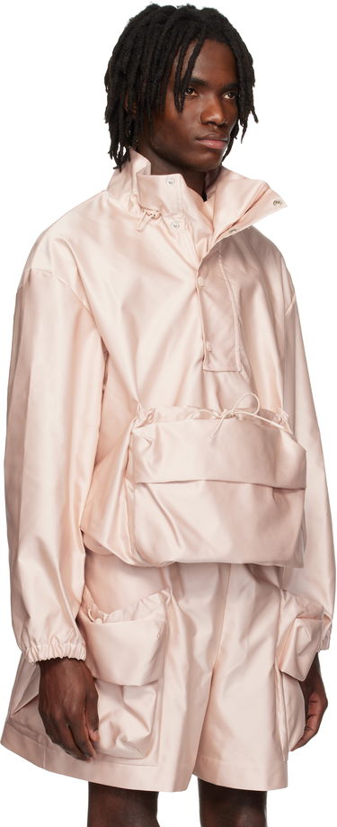 Vetrovka Simone Rocha Simone Rocha Drawstring Cargo Flap Pocket Jacket Ružová | 6117 1221, 4