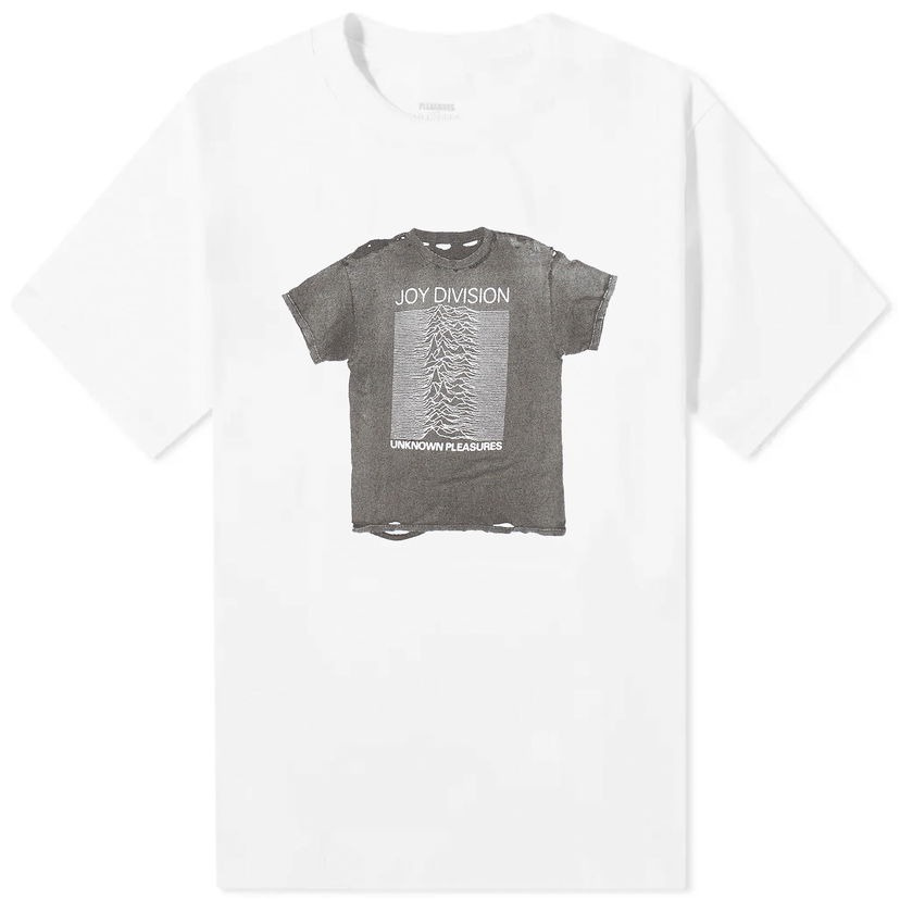 Tričko Pleasures Broken In T-Shirt Biela | P24JD016-WHITE