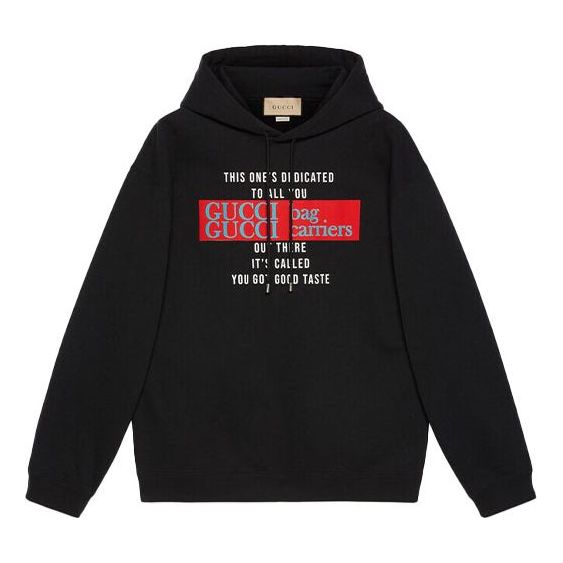 Mikina Gucci FW21 You Got Good Taste Hoodie Čierna | 681220-XJD1D-1152