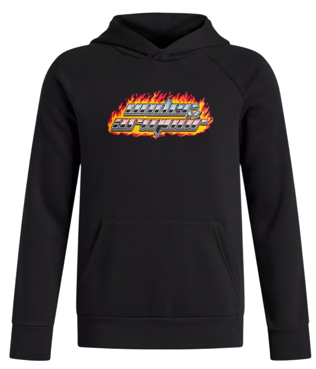 Mikina Under Armour Rival Fleece Flaming Wordmark Hoodie Čierna | 6003781-001, 0