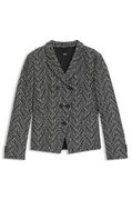 Regular-fit blazer in herringbone tweed