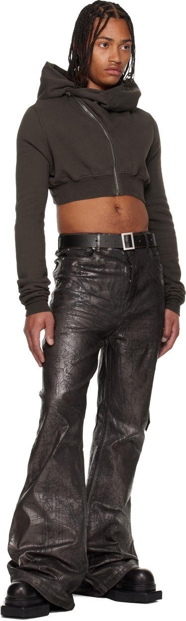 Džínsy Rick Owens Rick Owens DRKSHDW Concordians Bolan Bootcut Jeans Metalická | DU02E7365 SBZMC, 4