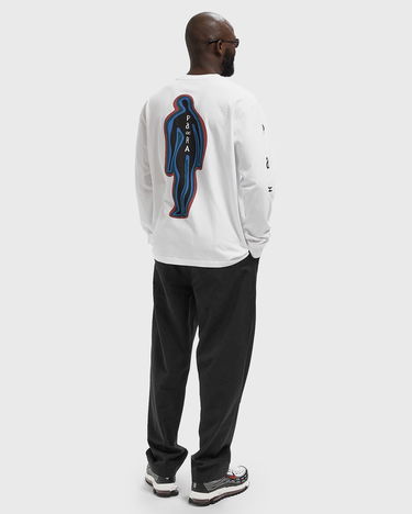Tričko By Parra Hotel Graphic Long Sleeve T-Shirt Biela | 54220, 1