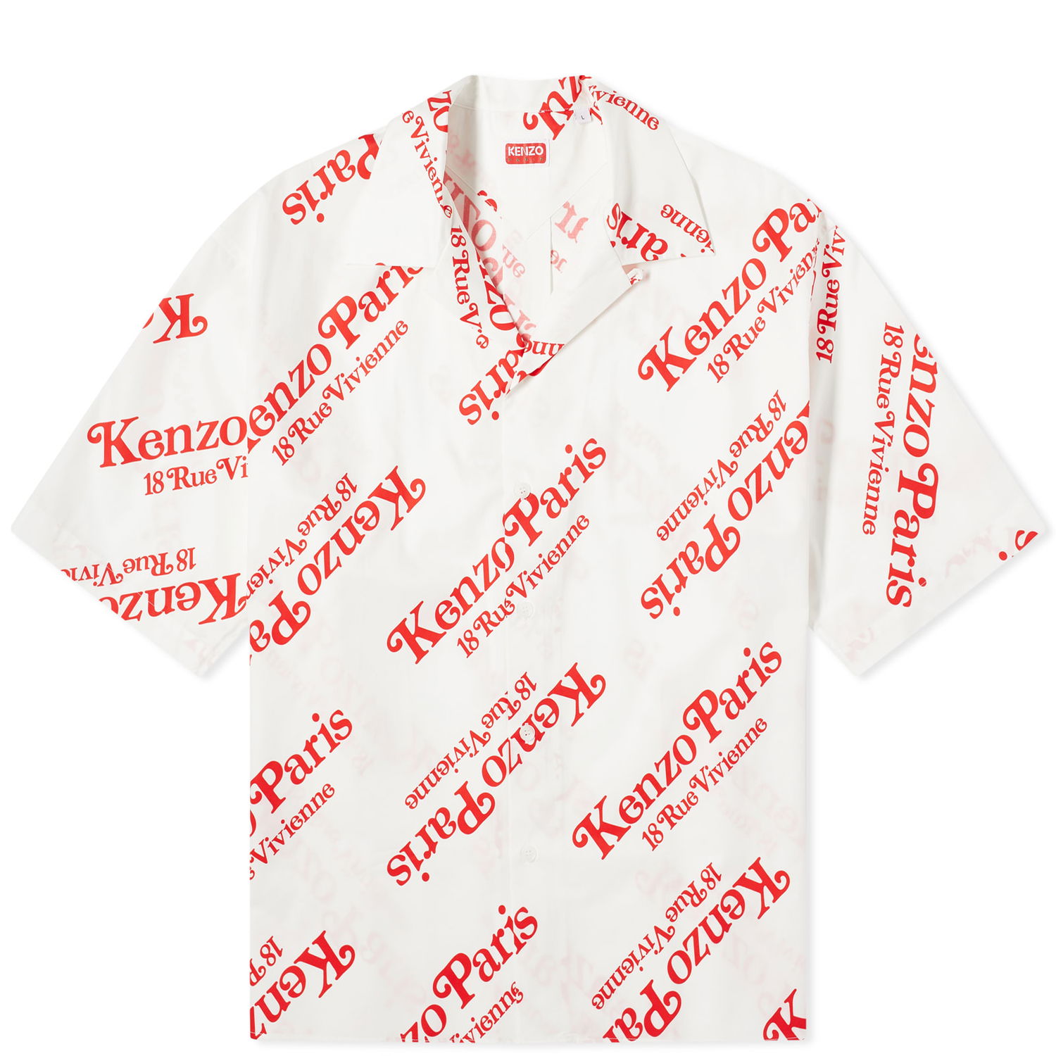 Košeľa KENZO Verdy x Logo Shirt Biela | FE55CH1119P4-02, 0