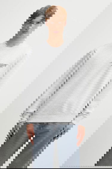 Mikina Carhartt WIP Alumni Cotton Crewneck Sweatshirt Šedá | I035190.482XX, 0