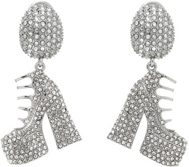 Náušnice Marc Jacobs Marc Jacobs Kiki Crystal Platform Boots Drop Earrings Metalická | 2R3JER001J77, 0