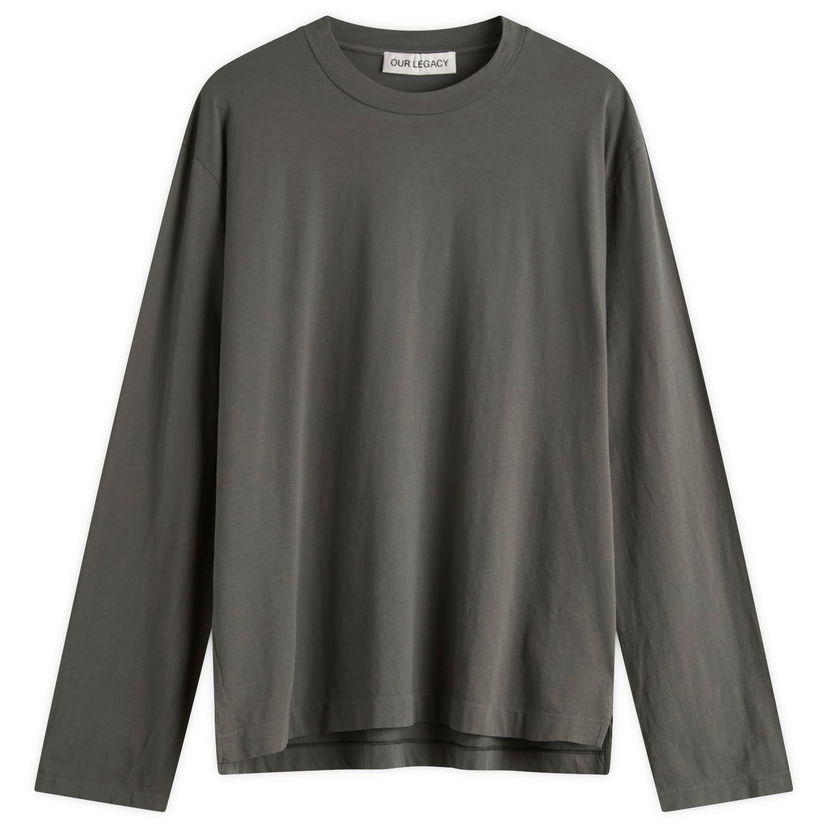 Tričko OUR LEGACY Our Legacy Box Long Sleeve T-Shirt Šedá | M4256BG