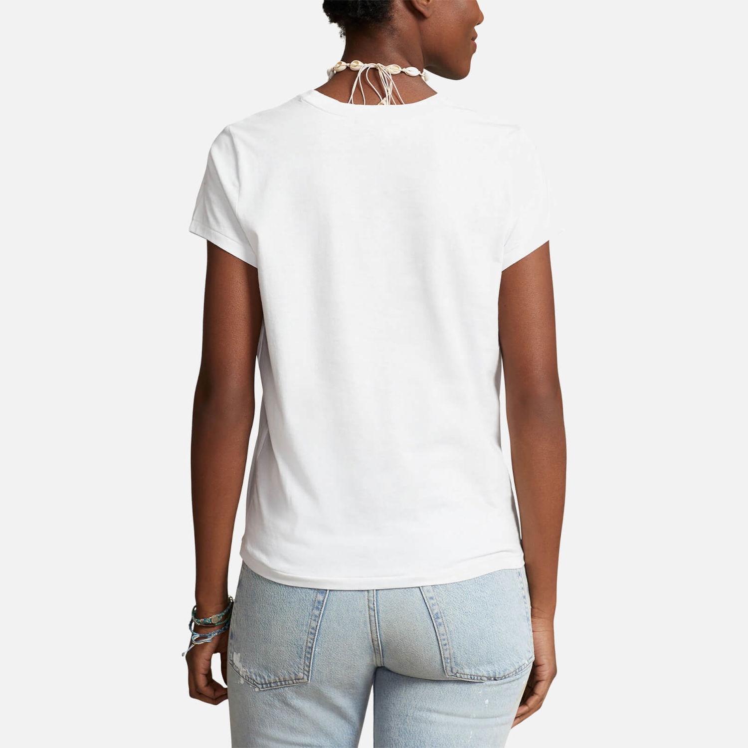 Tričko Polo by Ralph Lauren Polo Ralph Lauren Rundhals Biela | 211898698005, 1