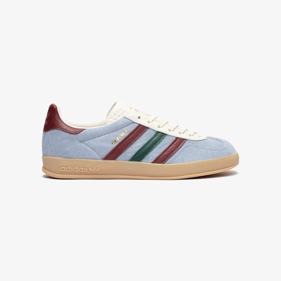 Tenisky a topánky adidas Originals Gazelle Indoor Blue Dawn Collegiate Burgundy Šedá | IG4994, 1