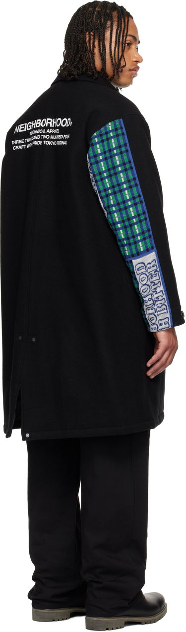 Kabáty Neighborhood Wool Mod Coat Čierna | 252ZANH-JKM03, 2