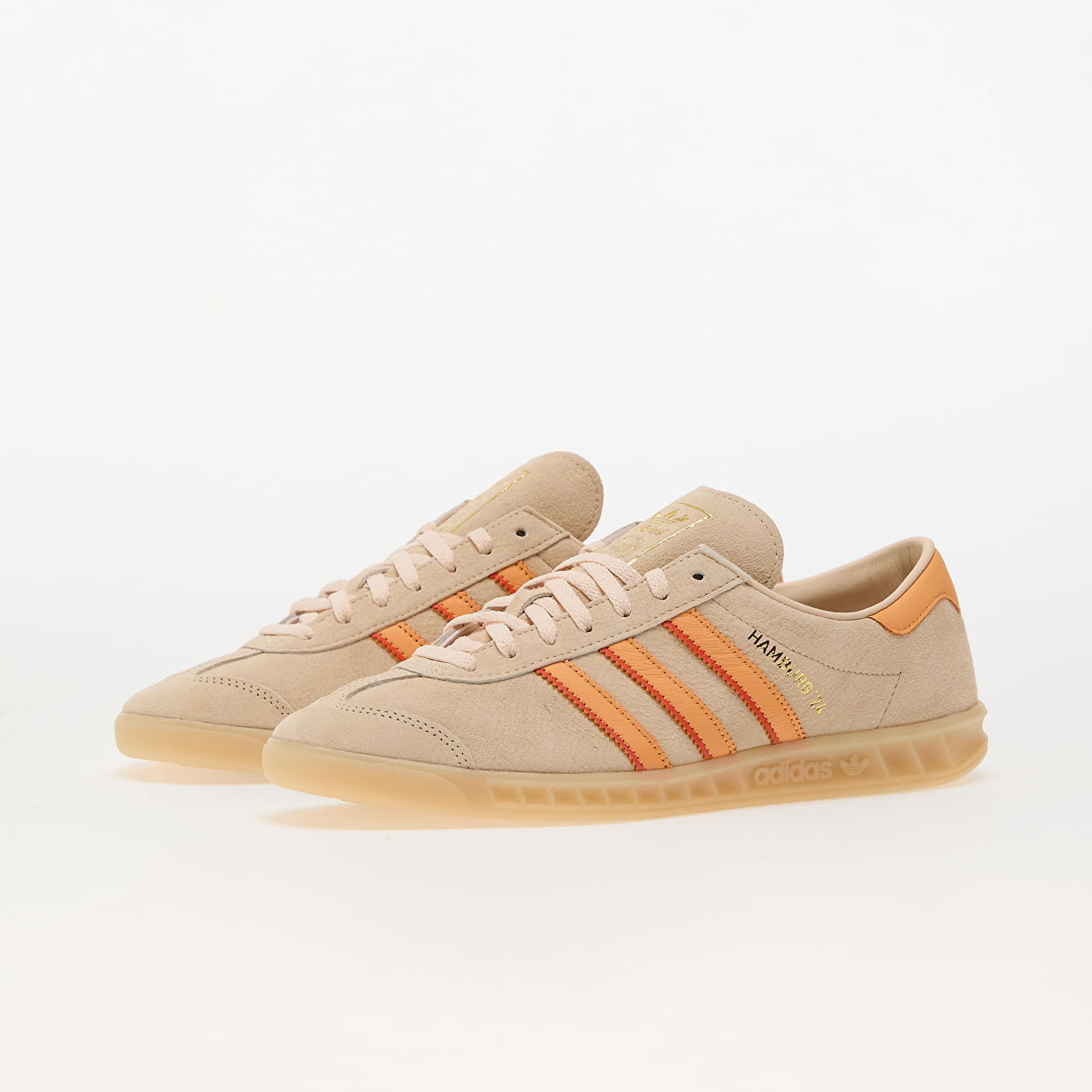 Hamburg 24 Sneakers in Crystal Sand/Hazy Orange/Collegiate Orange