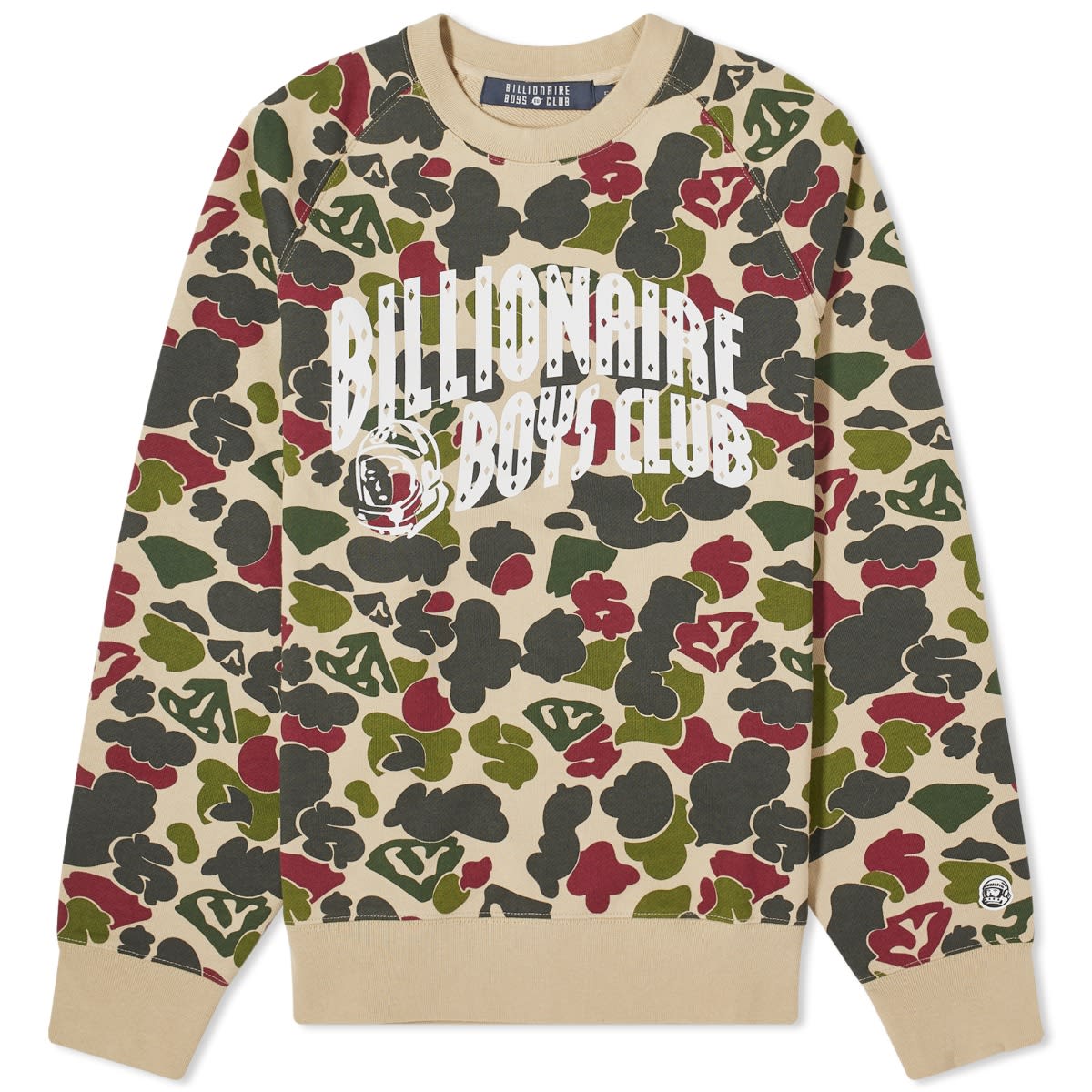 Mikina BILLIONAIRE BOYS CLUB Duck Camo Crew Sweat "Multi Camo" Rôznofarebný | B23450-MLT, 0