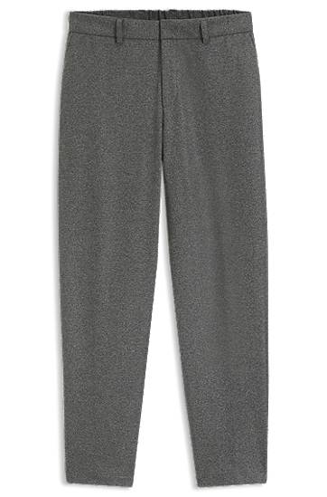 Nohavice BOSS Formal Trousers Performance Flannel Šedá | 50551541