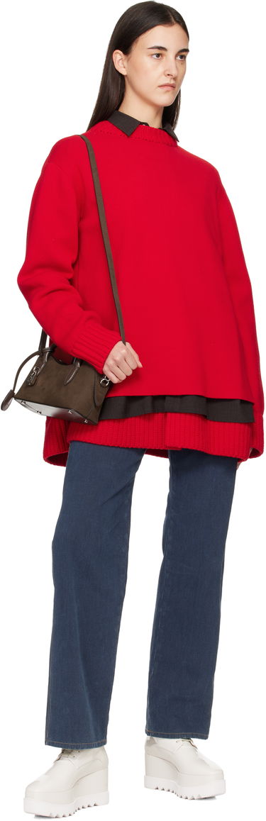 Kabelka Stella McCartney Ryder Top Handle Crossbody Bag Hnedá | 7B0139WP0554, 3