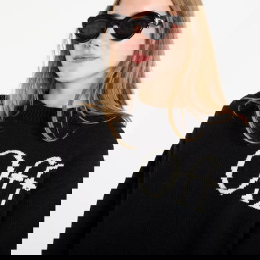 Sveter Off-White Off-White Bookish Shared Knit Crewneck Čierna | OWHE10OF25KNI0021001, 1