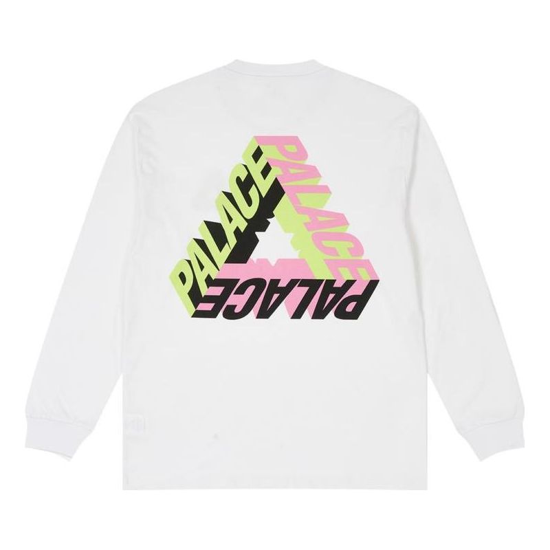 Tričko Palace P-3D Graphic Longsleeve T-Shirt Biela | P25LS017, 0