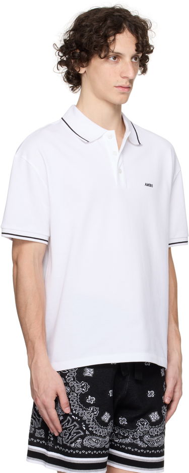 Polo tričko AMIRI AMIRI Polo With Tipping Čierna | AMJYPO1018, 4