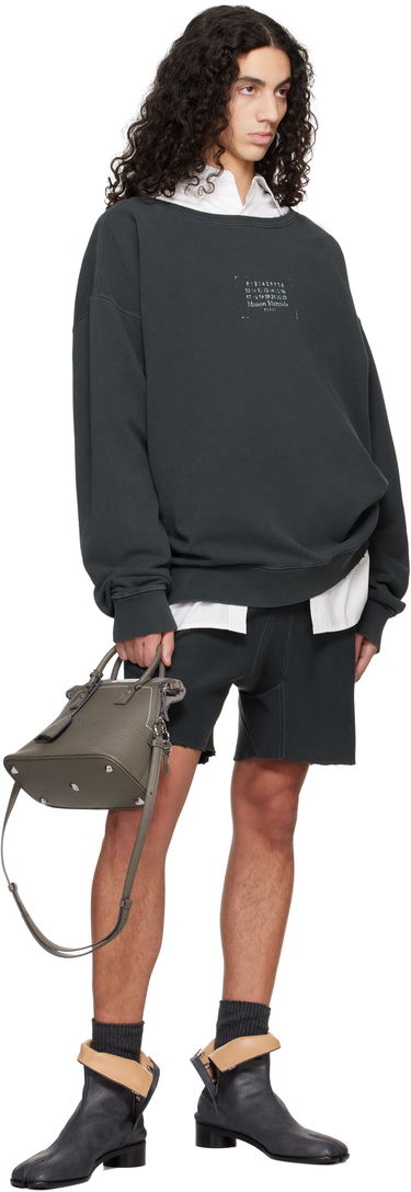 Mikina Maison Margiela Maison Margiela Stamp Logo Sweatshirt Šedá | S50GU0235 M25019, 4