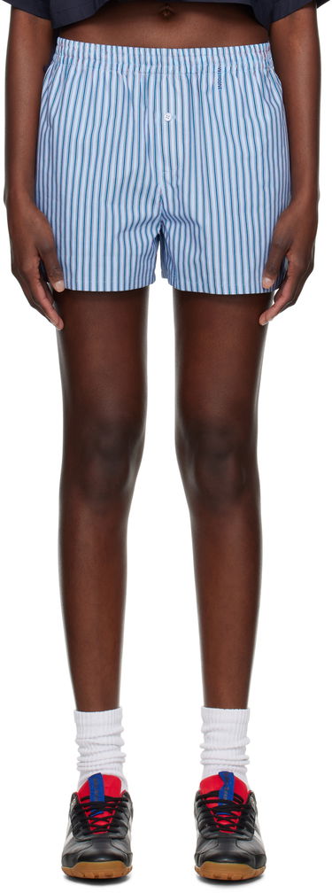 Boxerky We11done We11done Classic Stripe Shorts Modrá | WD-PT1-25-208-W-BL, 0