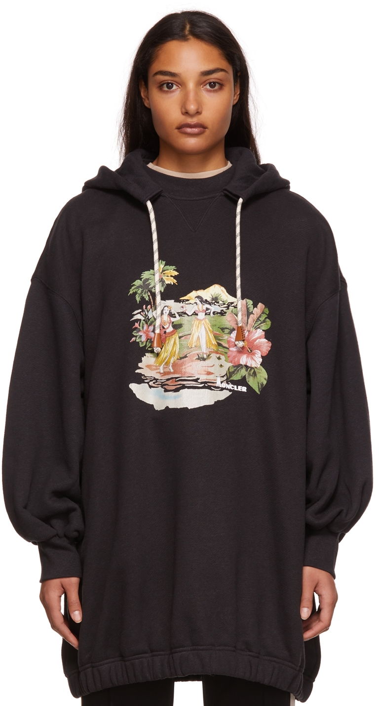 Mikina Moncler Genius 8 Palm Angels Tropical Hoodie Čierna | G209L8G00015899IA, 0