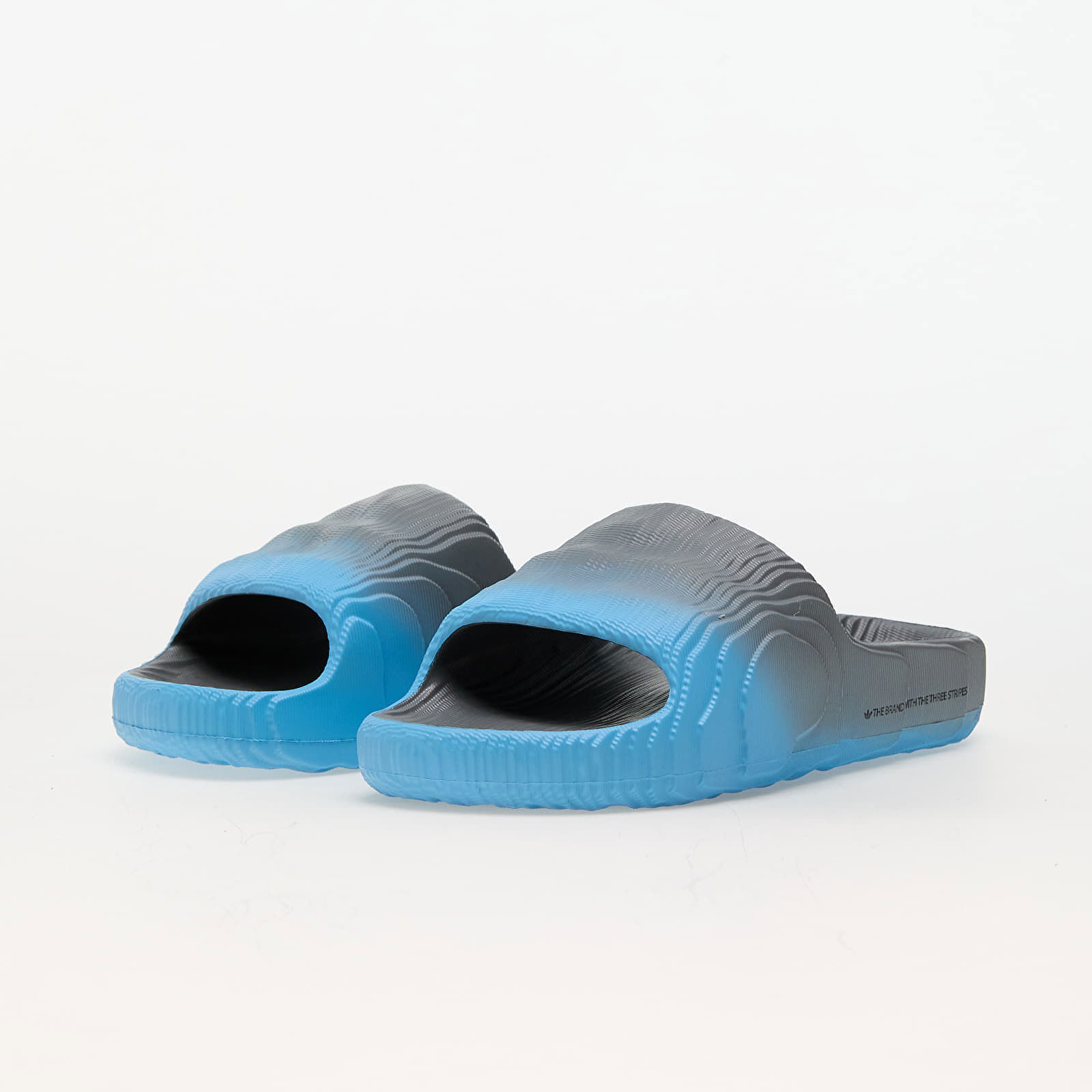 Adilette 22 Grey Three/ Semi Blue Burst/ Core Black