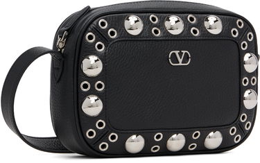 Taška cez rameno Valentino Valentino Garavani Nellcôte Calfskin Studded Shoulder Bag Čierna | 7Y2B0R74MJL, 1