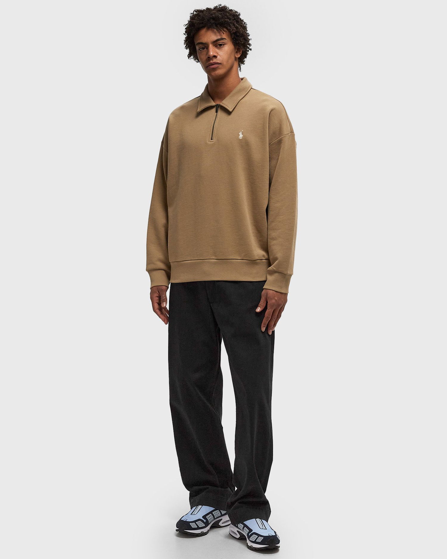 Mikina Polo by Ralph Lauren Half Zip Sweatshirt Hnedá | 710961601002, 1
