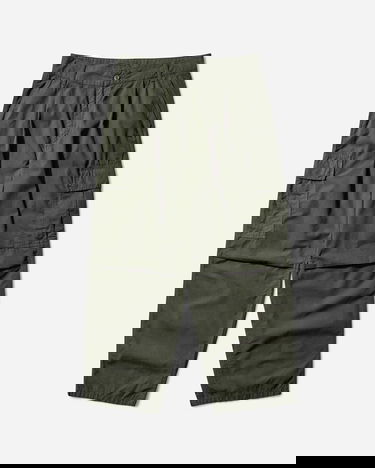 Cargo nohavice Carhartt WIP Cole Pleated Wide-Leg Cargo Pants Zelené | I035565 2ZXGD, 1