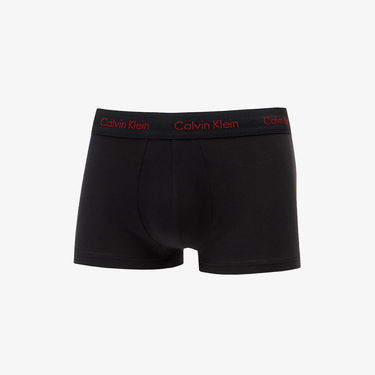 Boxerky CALVIN KLEIN Cotton Stretch Low Rise Trunk Čierna | U2664G 6FB, 4