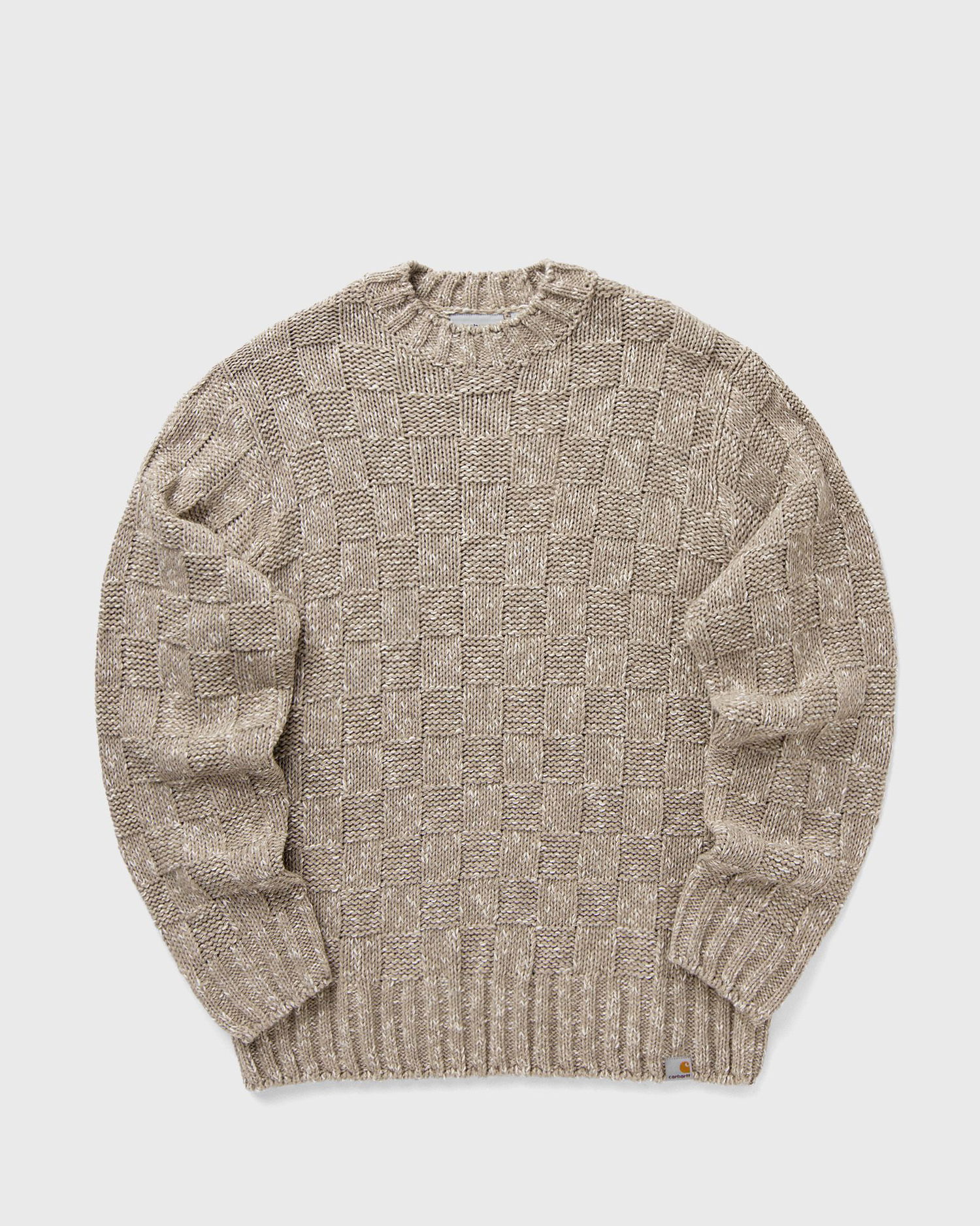Sveter Carhartt WIP Kyloe Marled Knit Checkerboard Sweater Béžová | I035393-3DA.XX, 1