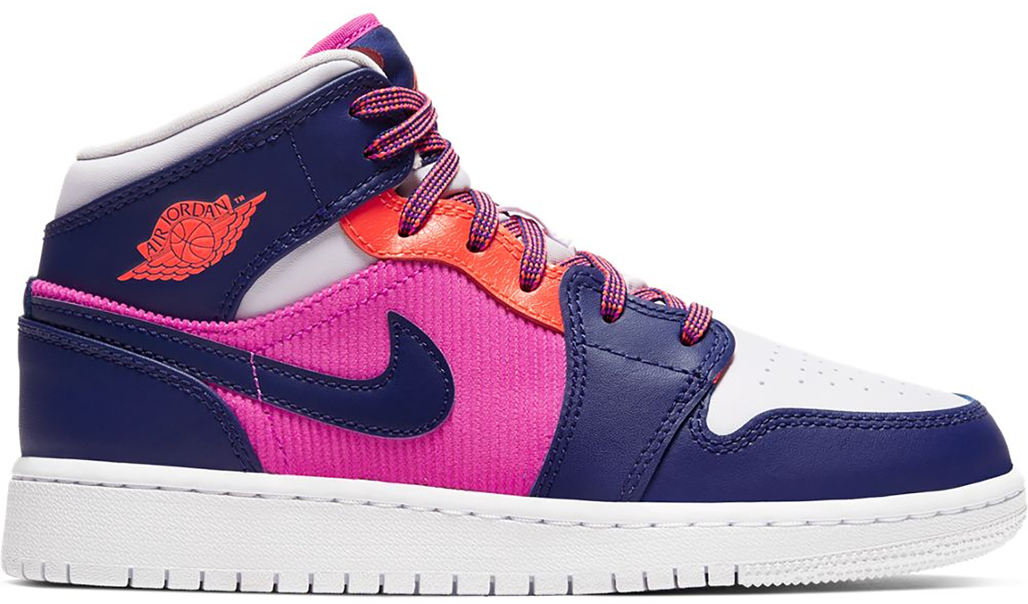 Tenisky a topánky Jordan Air Jordan 1 Mid Fire Pink Barely Grape (GS) Fialová | 555112-602, 0