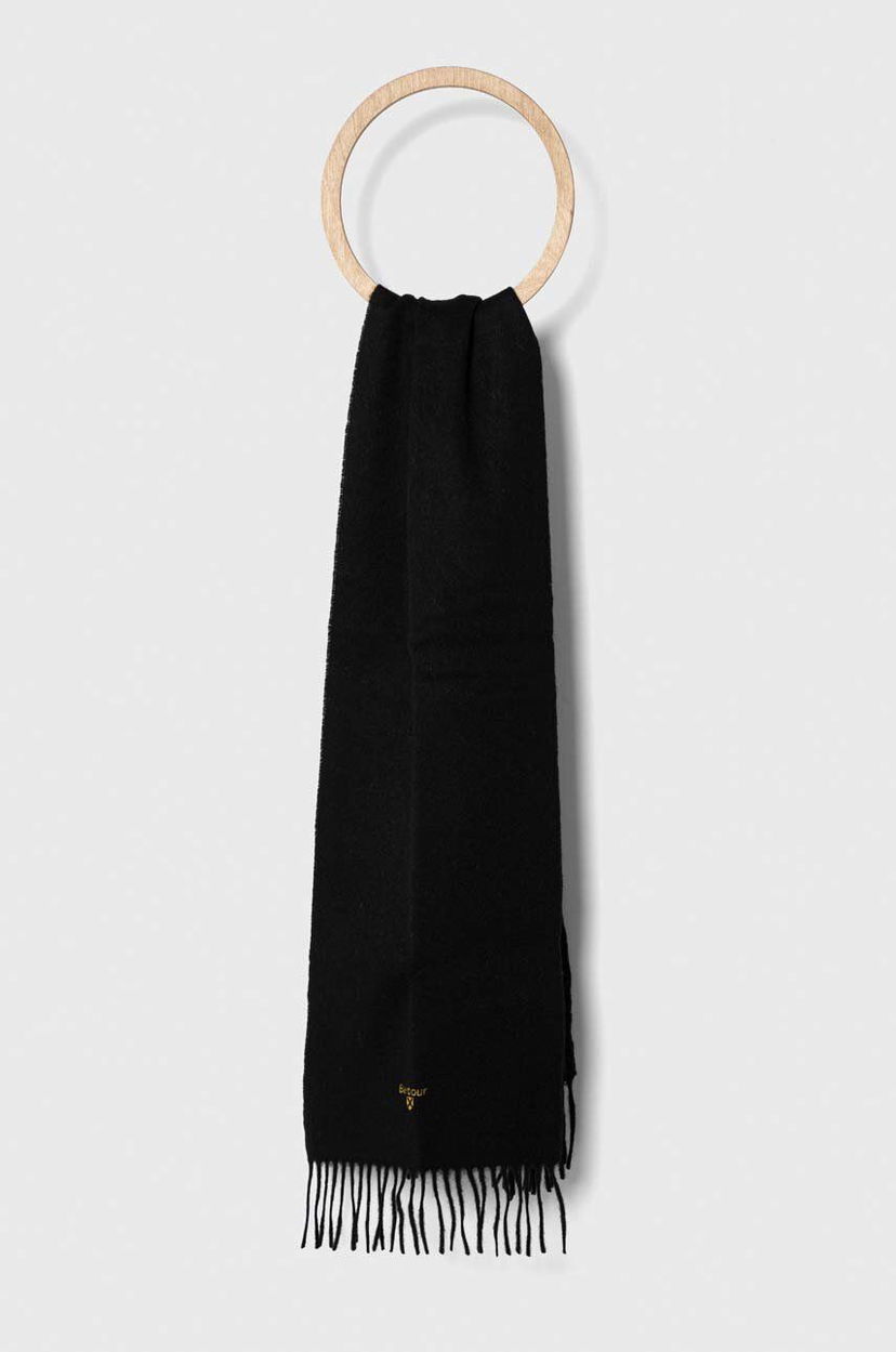 Šál Barbour Wool Scarf Čierna | USC0008