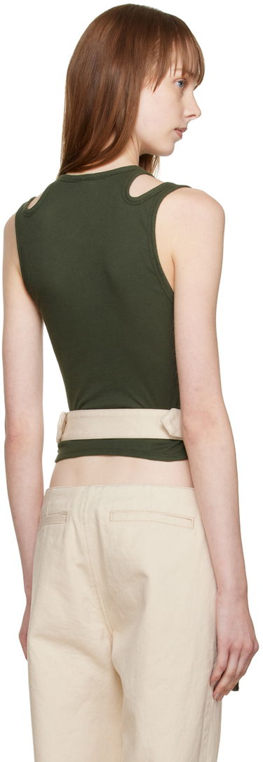 Tielko Dion Lee Double Loop Tank Top Zelené | C3053F22, 2