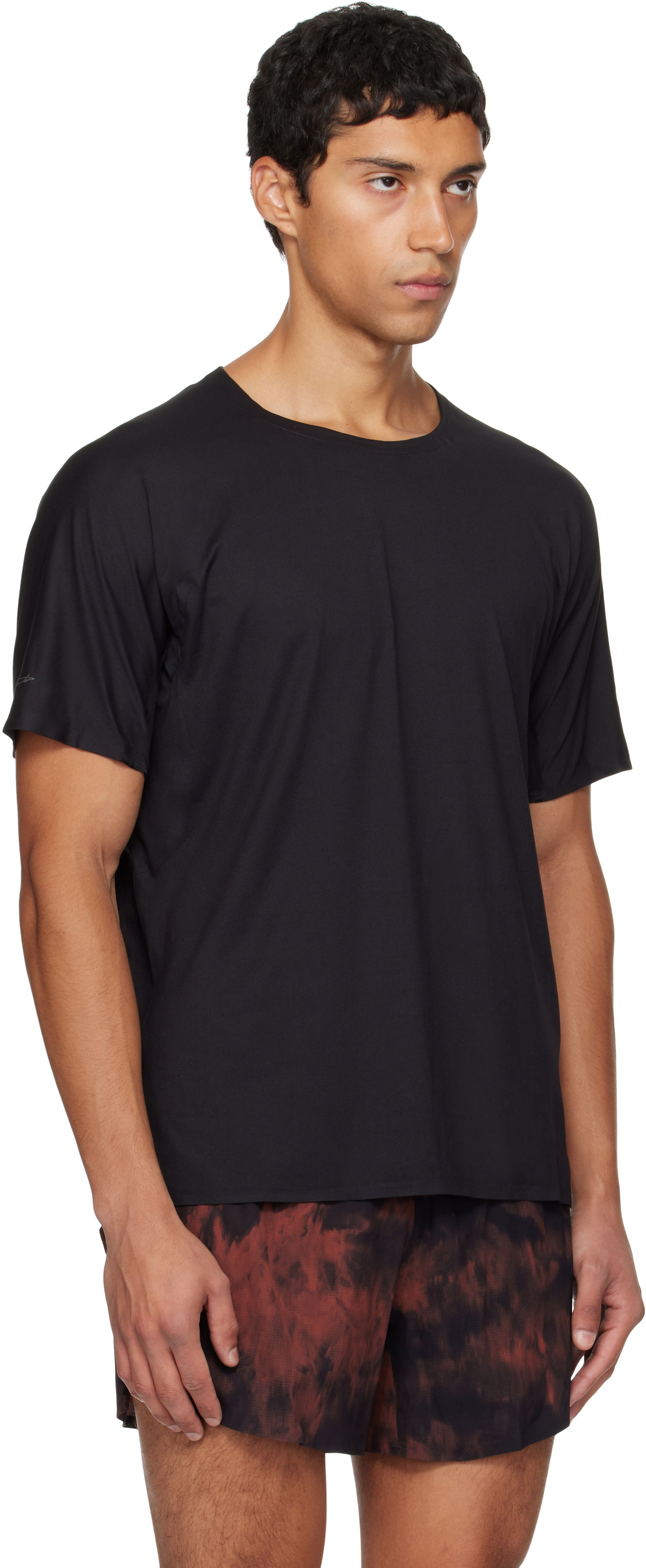 Tričko Y-3 Y-3 Running Short Sleeve T-Shirt Čierna | JX4807, 1