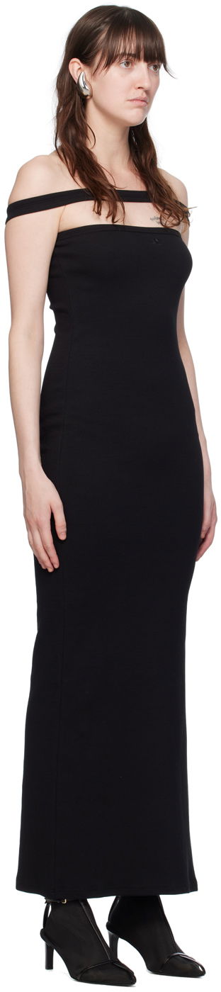 Šaty Courrèges Courrèges Hyperbole Off-the-Shoulder Maxi Dress Čierna | 224JRO400JS0121, 1