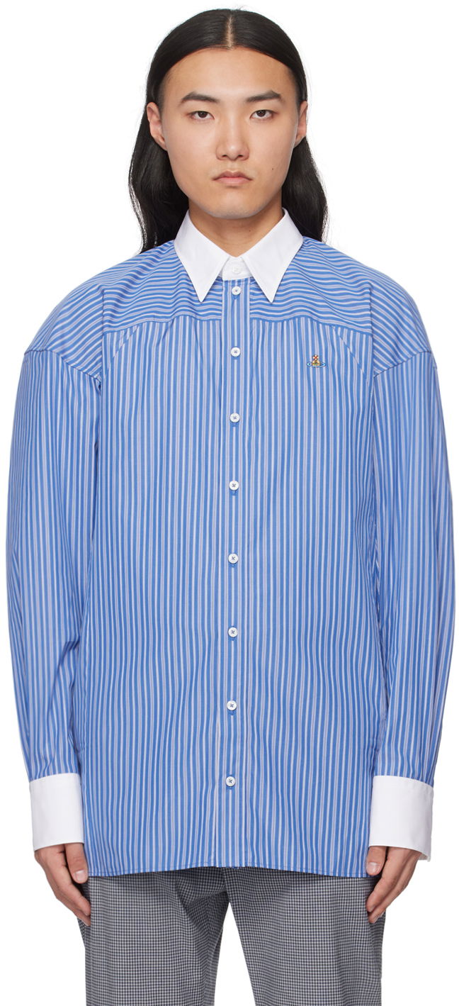 Košeľa Vivienne Westwood Football Shirt Modrá | 3501001I-W00QZ-, 0