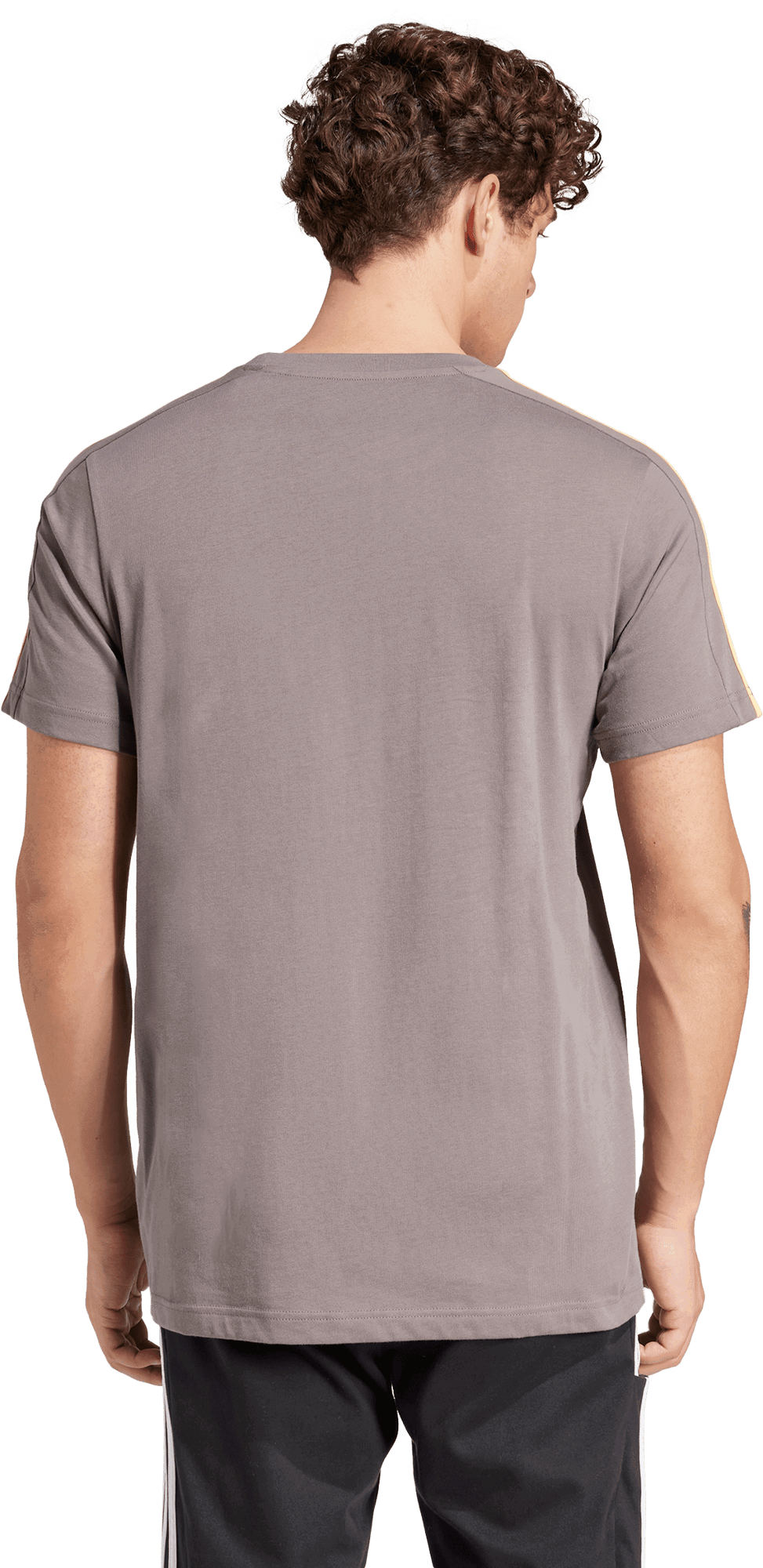 Tričko adidas Originals 3-Stripes Short Sleeve T-Shirt Šedá | IS1334, 0