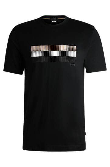 Tričko BOSS BOSS T-Shirt with Brand Artwork Čierna | 50531862, 0