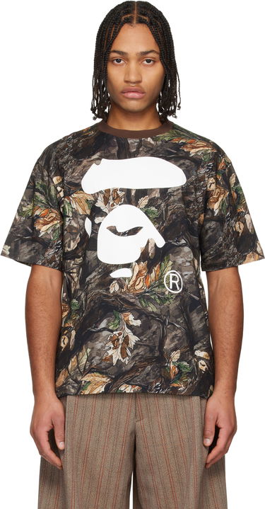 Tričko BAPE Tree Edge Camo Ape Face Relaxed T-shirt Rôznofarebný | 001CSL801012M, 0