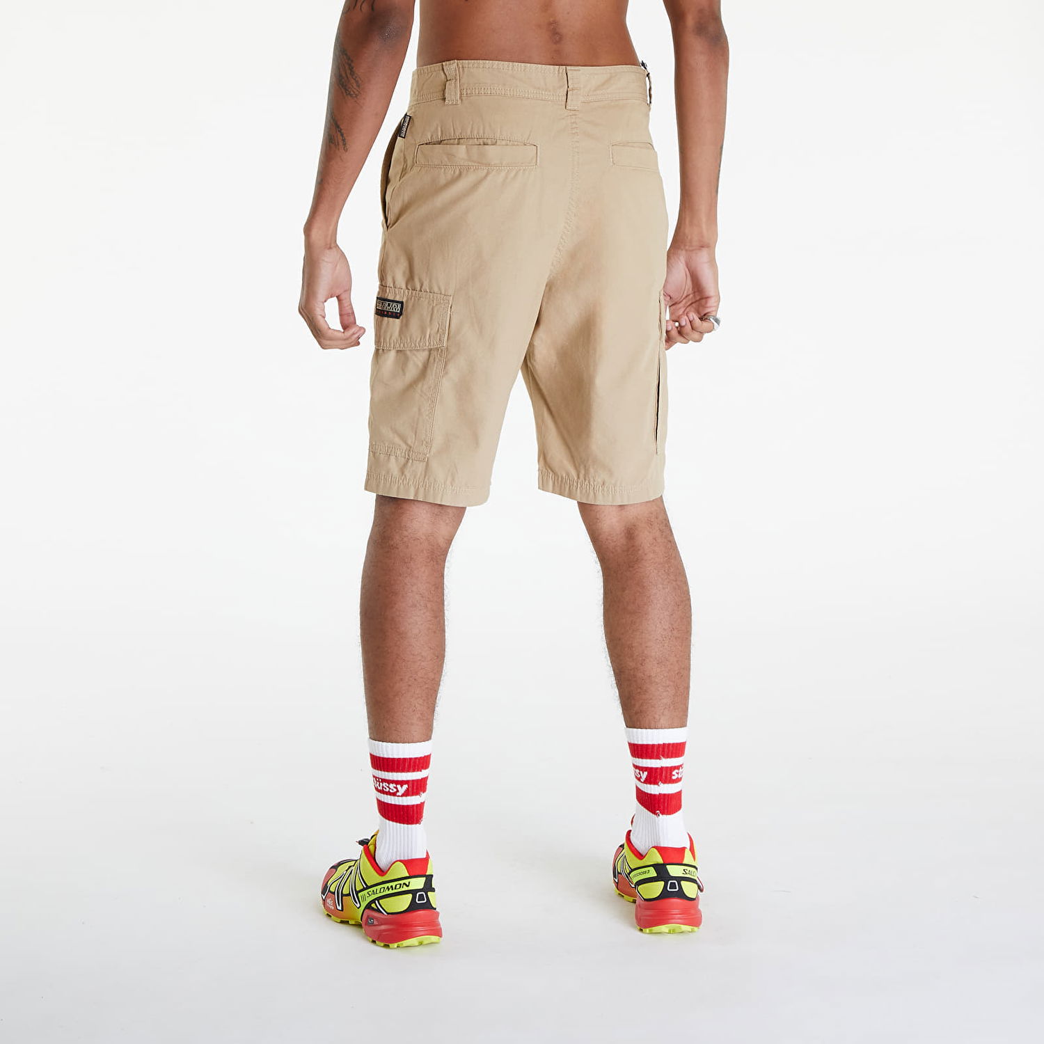 Šortky Napapijri Maranon Cargo Shorts Beige Cornstalk Béžová | NP0A4H1RN1E1, 1