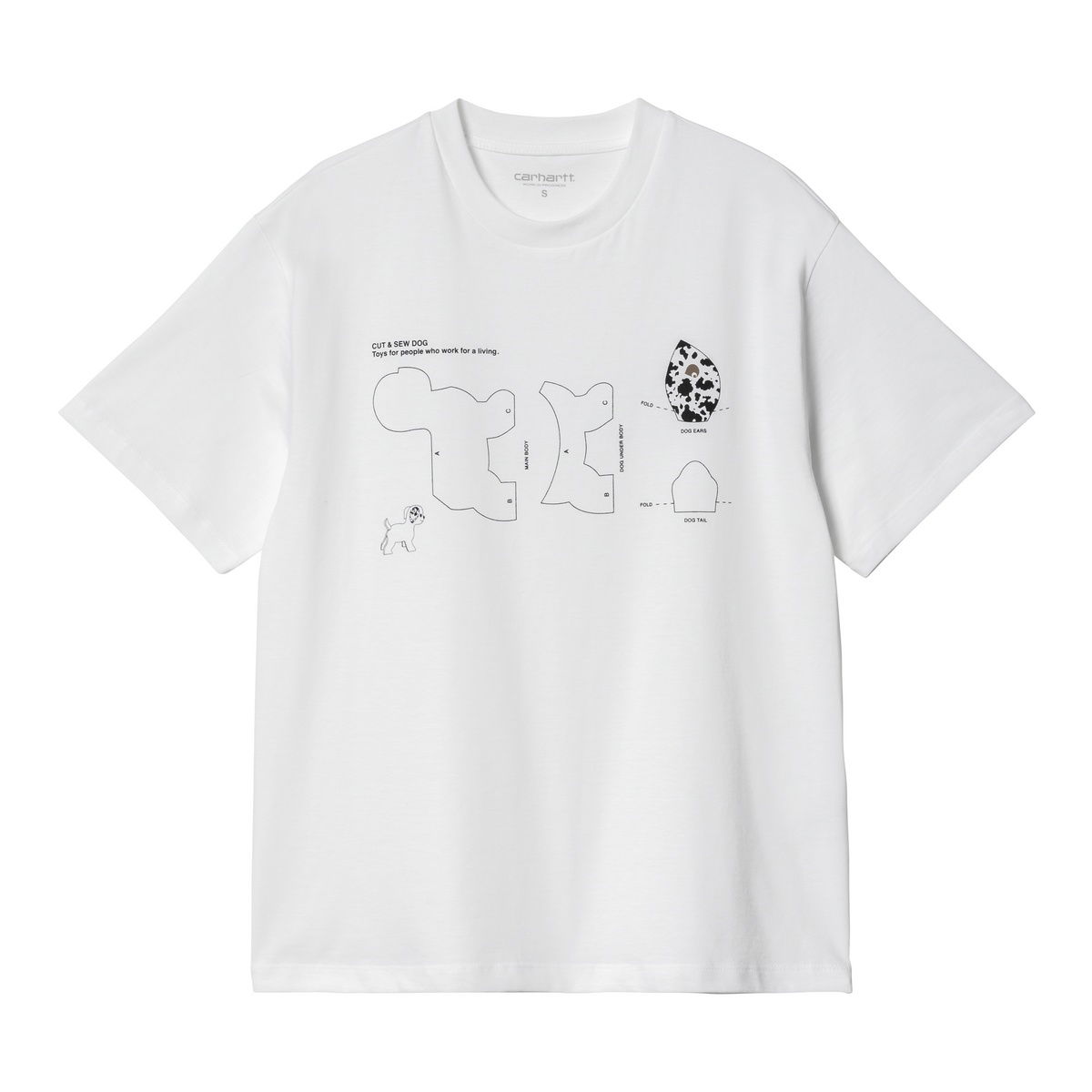 Tričko Carhartt WIP Cut & Sewn Dog T-Shirt Biela | I032891_02_XX, 0