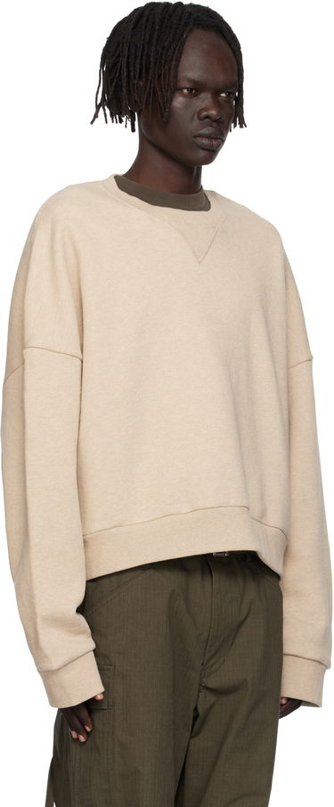 Mikina Entire Studios Box Crew Sweatshirt Žltá | ES2126TP, 4