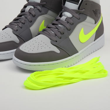 Tenisky a topánky Jordan Air Jordan 1 Mid "Gun Smoke Volt" Šedá | 554724-072, 4