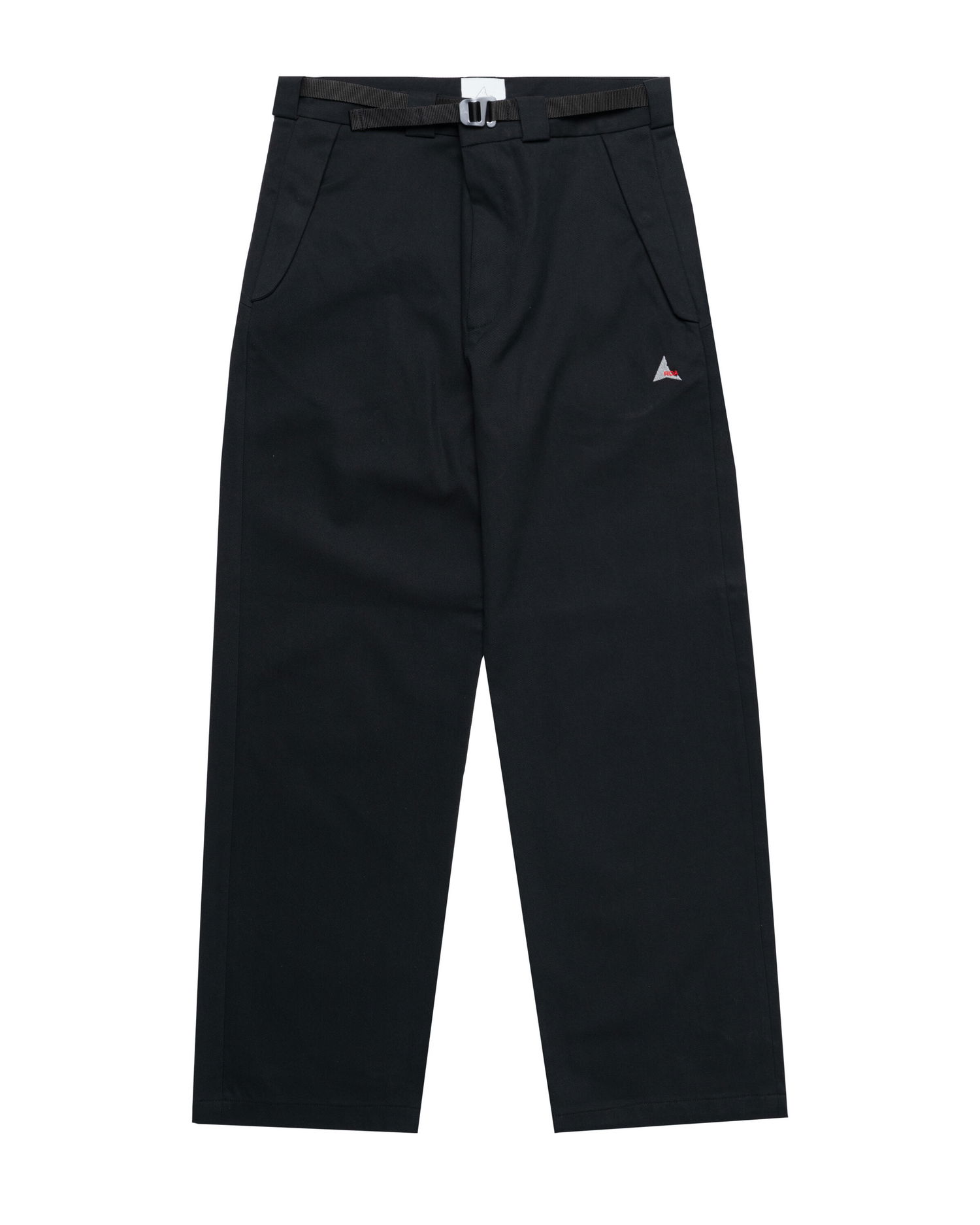 Cargo nohavice ROA ROA Buckle Chino Pants Čierna | RBMW0380FA267, 0