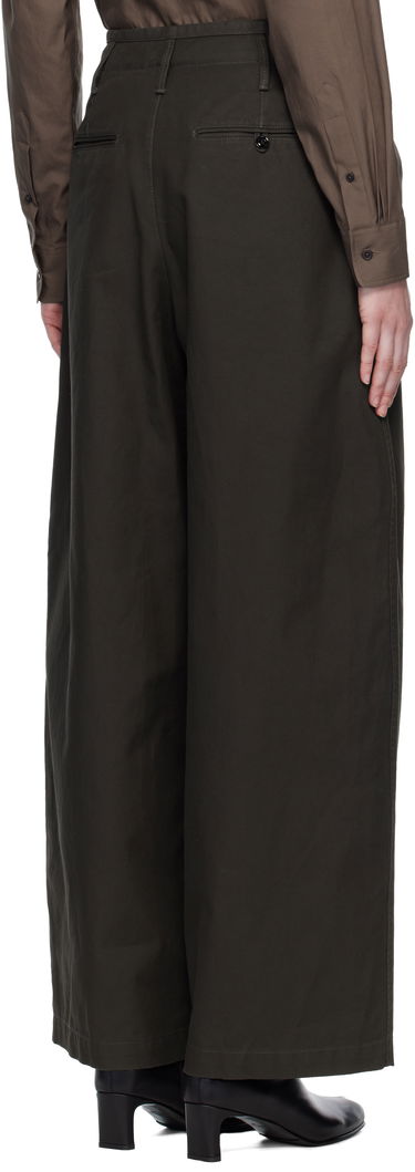 Nohavice LEMAIRE Wide-Leg Chino Trousers Hnedá | PA1218 LF1452, 2
