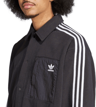 Košeľa adidas Originals Black Polar Overshirt XXL Čierna | IZ1834, 3