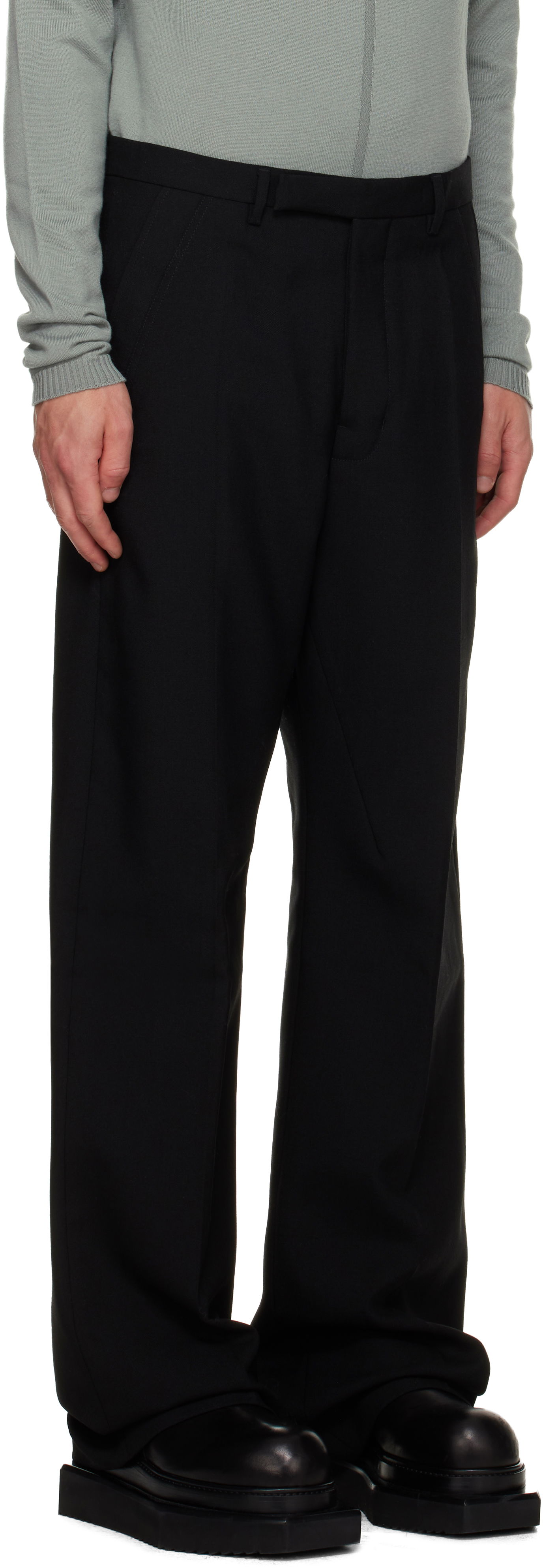 Nohavice Rick Owens Concordians Tailored Geth Trousers Čierna | RR02E1352 WGP, 1