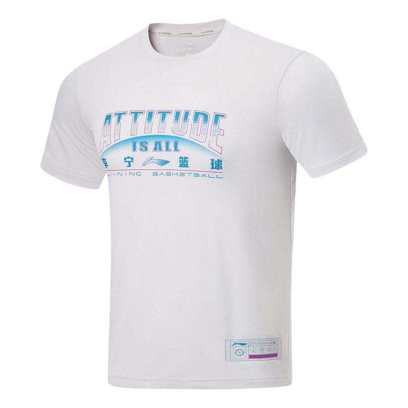 Tričko Li-Ning Graphic Basketball T-Shirt Biela | AHST299-10