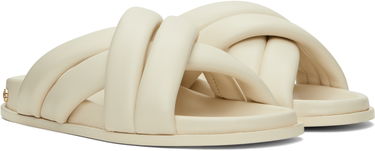 Spodná bielizeň a ponožky Anine Bing ANINE BING Lizzie Padded Slide Sandals Biela | A-14-4028-150, 3