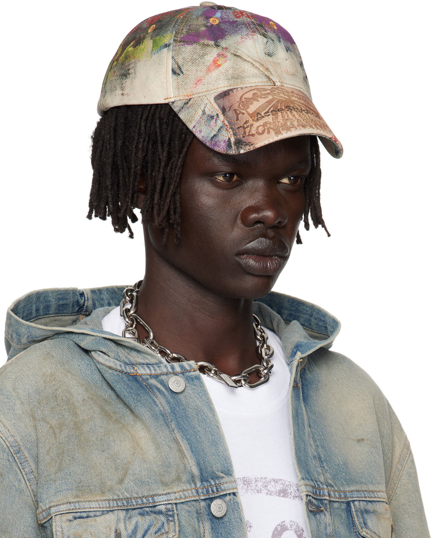 Šiltovka Acne Studios Acne Studios Printed Baseball Cap Rôznofarebný | C40431-, 1